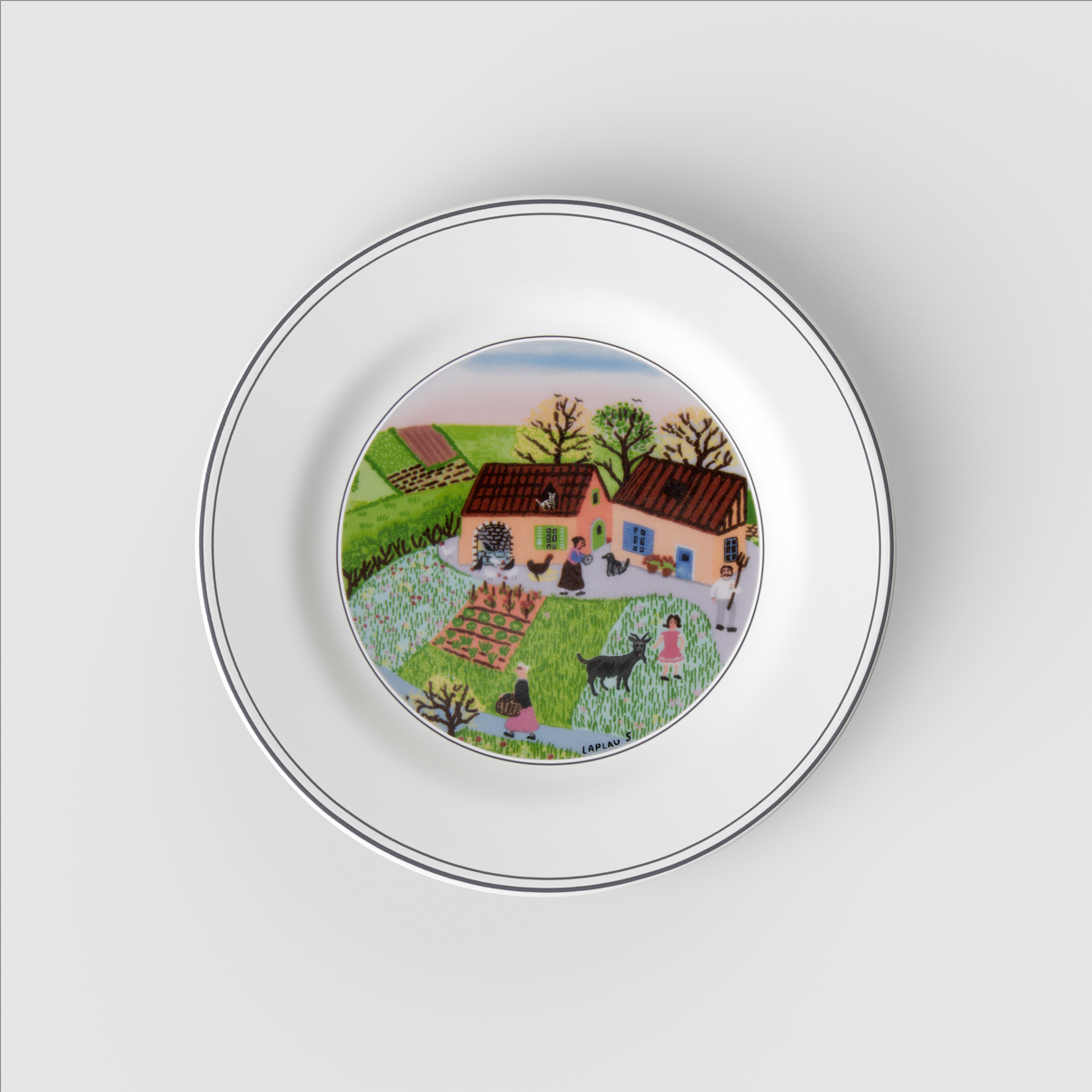 Design Naif Brotteller / 1 Stück