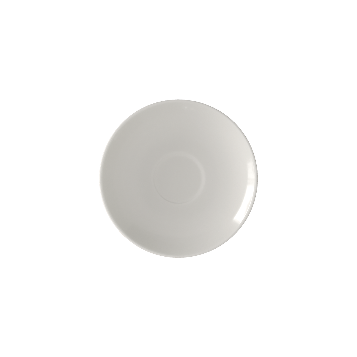 Twist White Espresso-Untertasse / 1 Stück