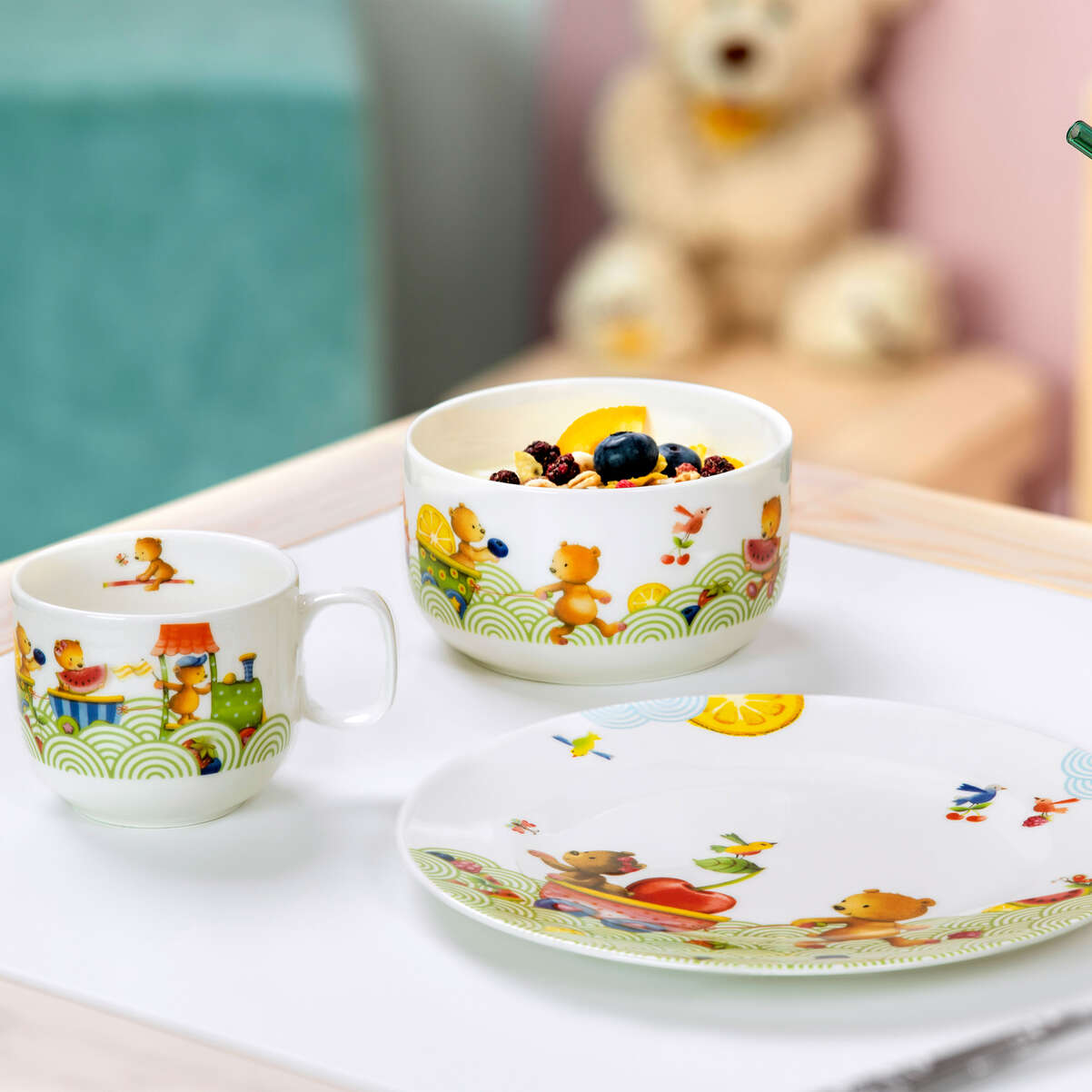 Kiddy Bears Kindergeschirr-Set 3tlg. / 3-teilig