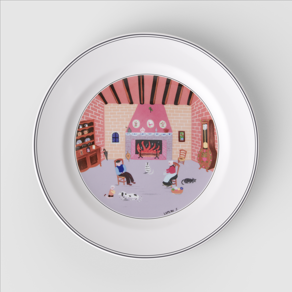 Design Naif Speiseteller / 1 Stück