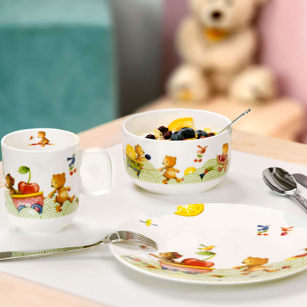 Kiddy Bears Kindergeschirr-Set 7tlg. / 7-teilig