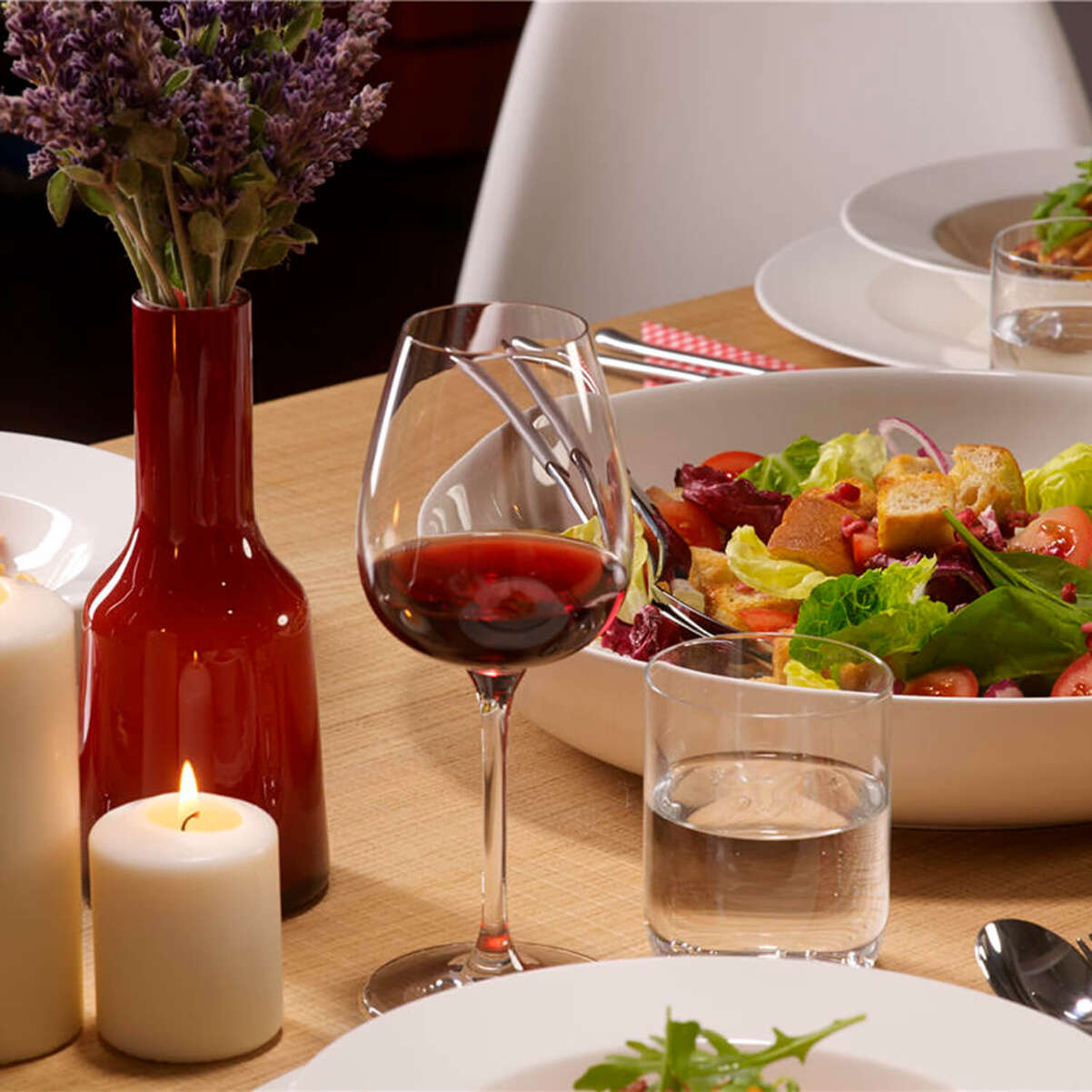 Entree Rotweinglas / 4-teilig