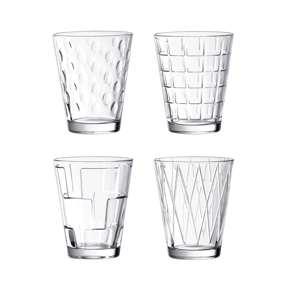 Dressed Up Wasserglas / 4-teilig