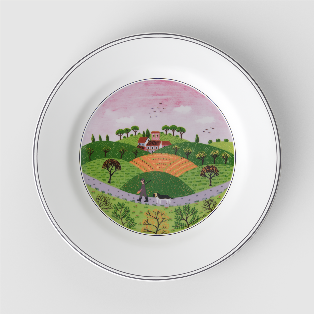 Design Naif Frühstücks-/ Dessertteller / 1 Stück