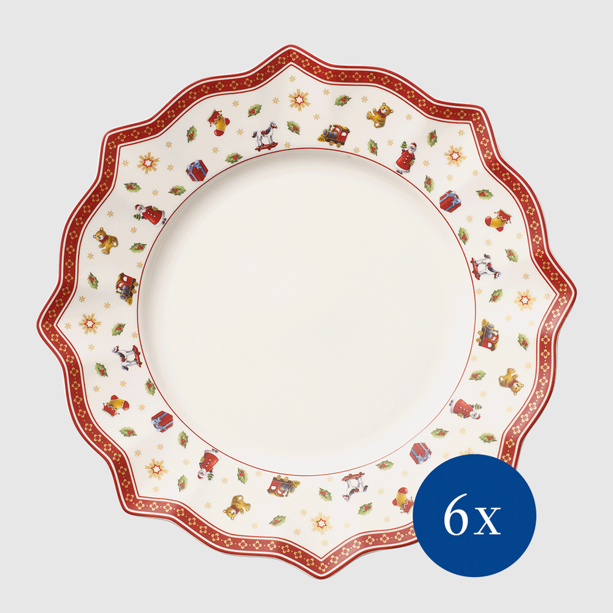 Toy's Delight Speiseteller / 6-teilig