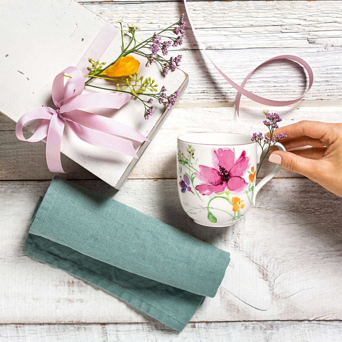 Mariefleur Henkelbecher / 1 Stück