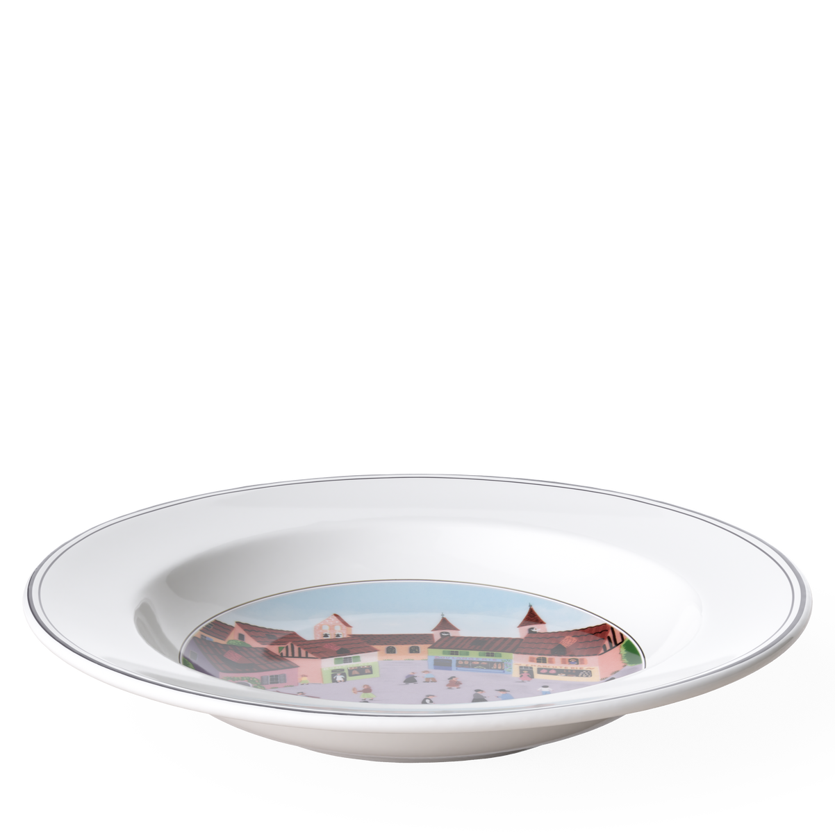 Design Naif Suppenteller / 1 Stück