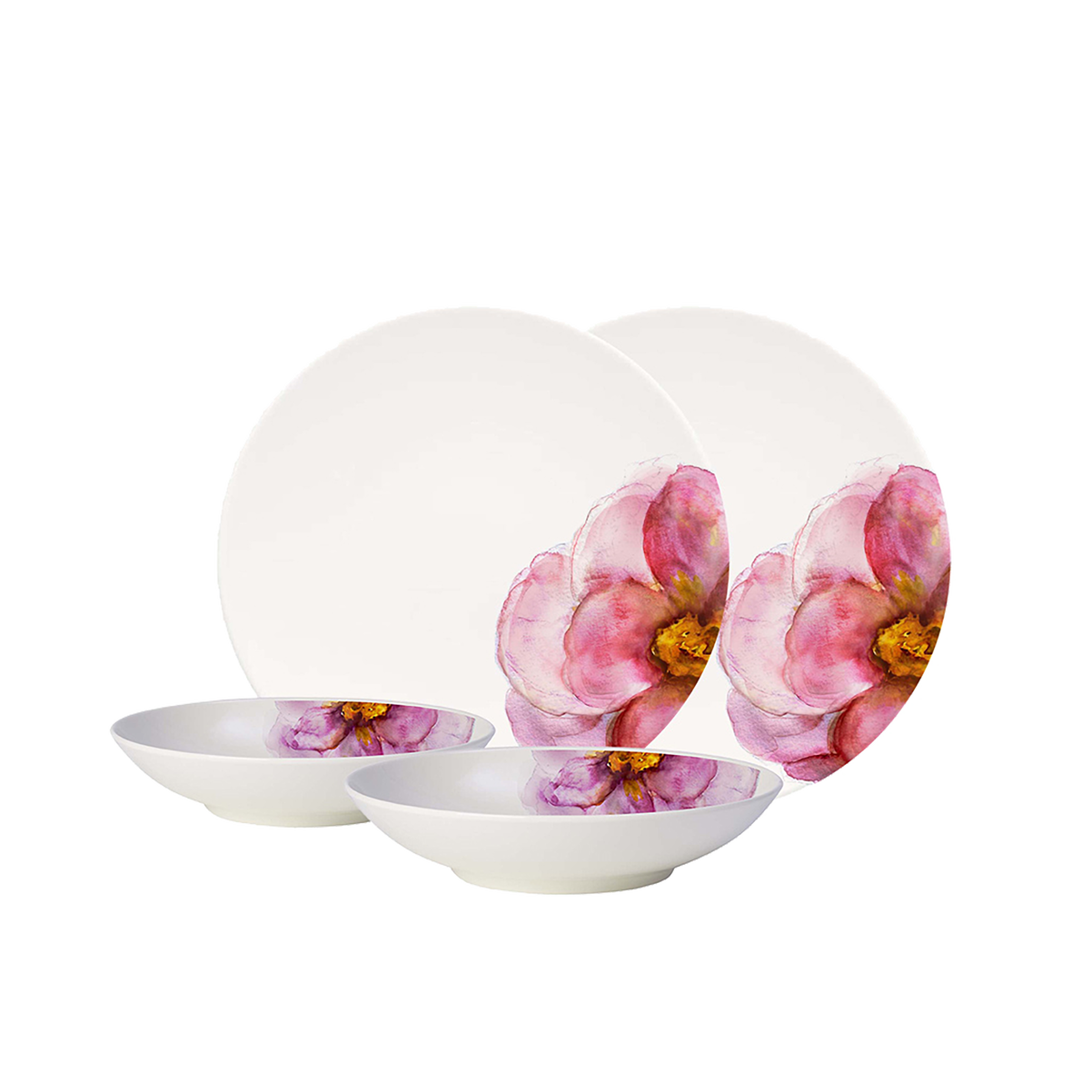 Rose Garden Geschirr-Set / 4-teilig