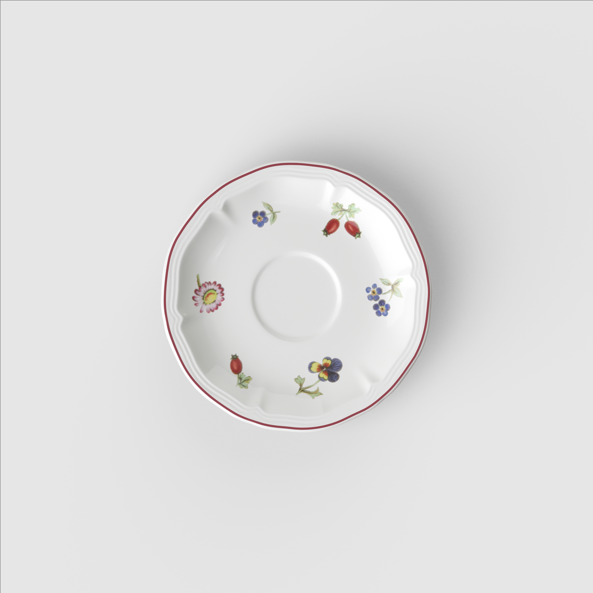 Petite Fleur Espresso-Untertasse / 1 Stück