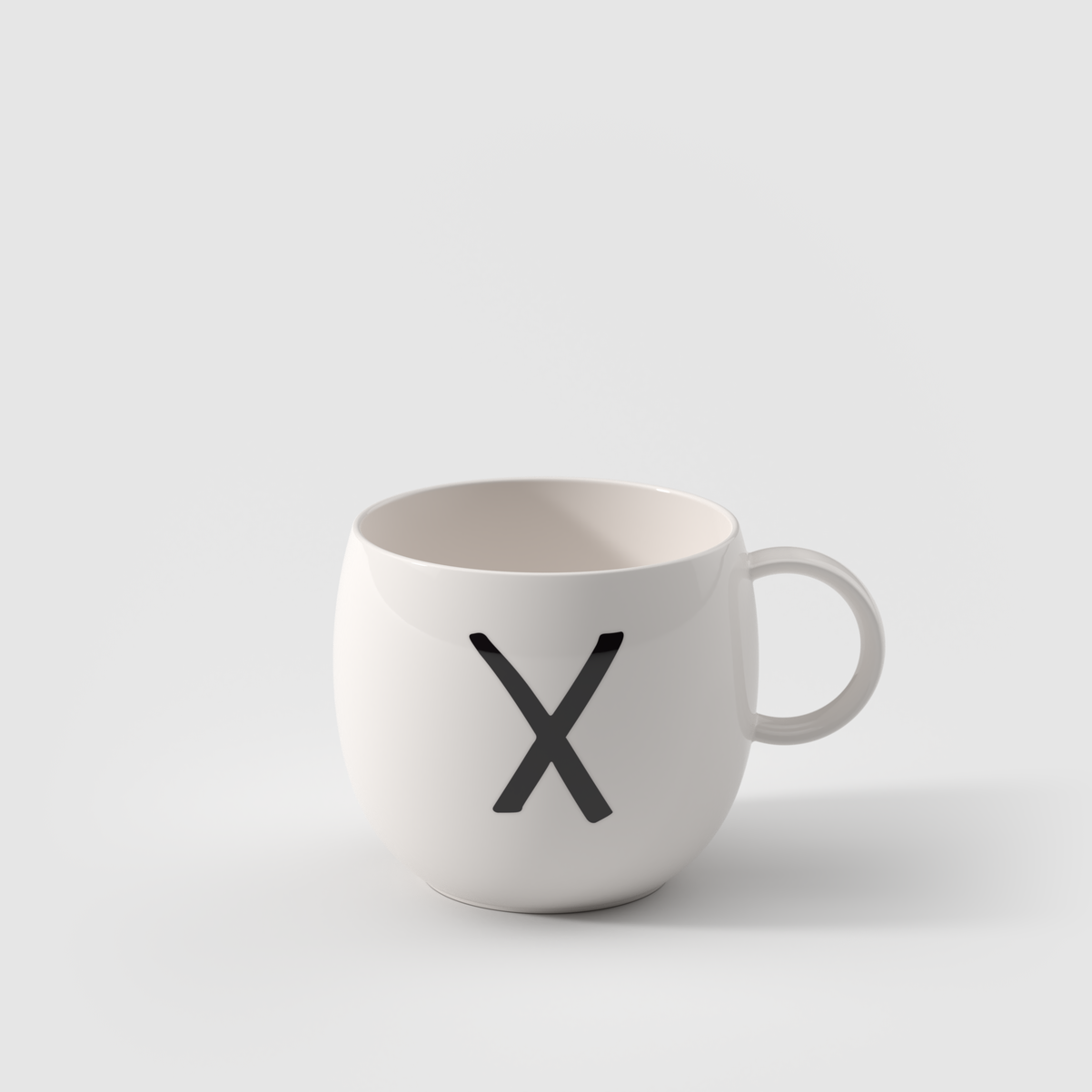 Letters Henkelbecher / 1 Stück