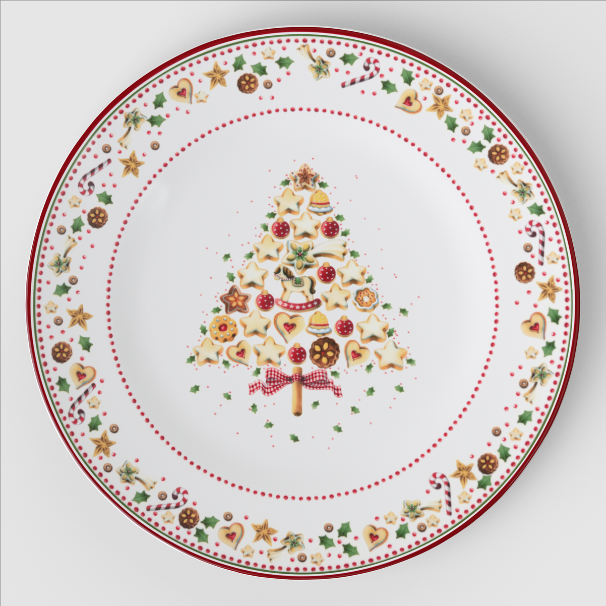 Winter Bakery Delight Platzteller / 1 Stück