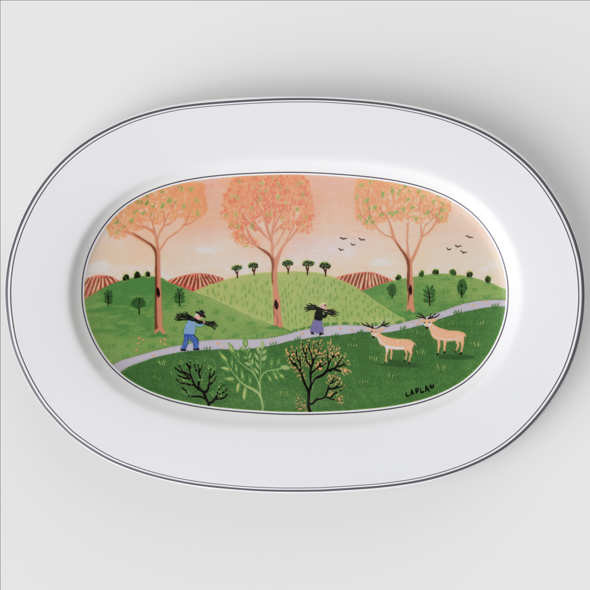 Design Naif Servierplatte / 1 Stück