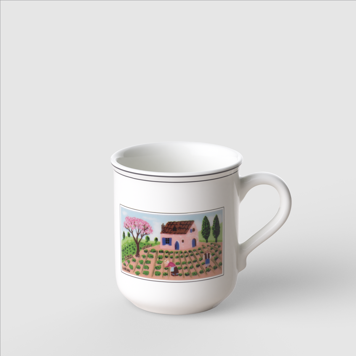 Design Naif Henkelbecher / 1 Stück