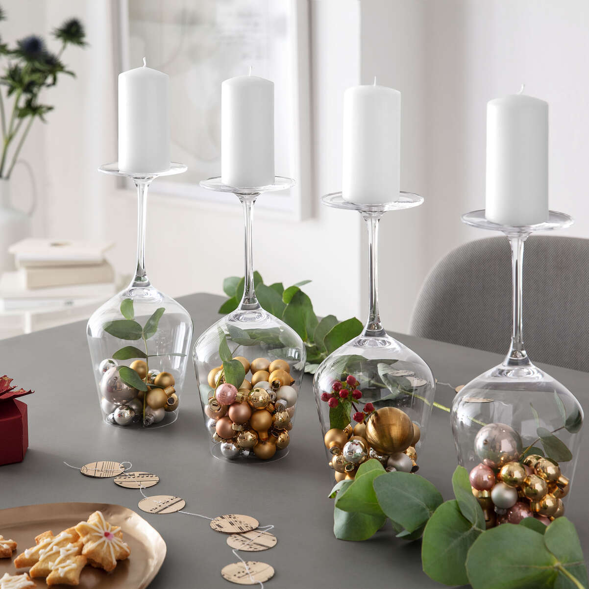 La Divina Bordeaux-Glas / 4-teilig