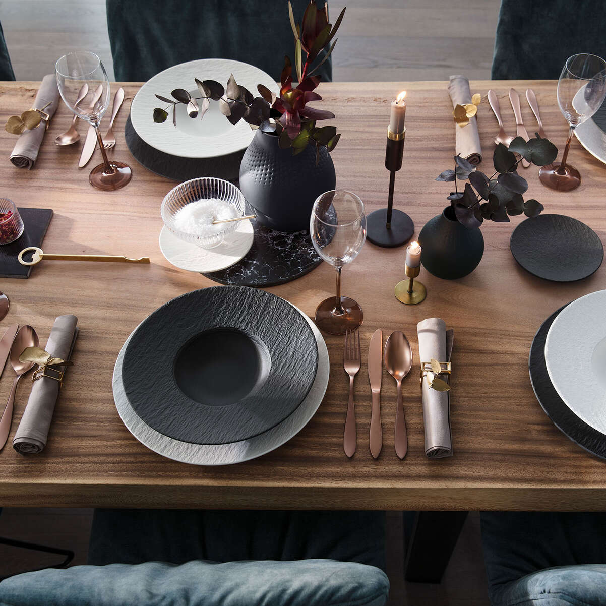 Manufacture Teller-Set / 4-teilig