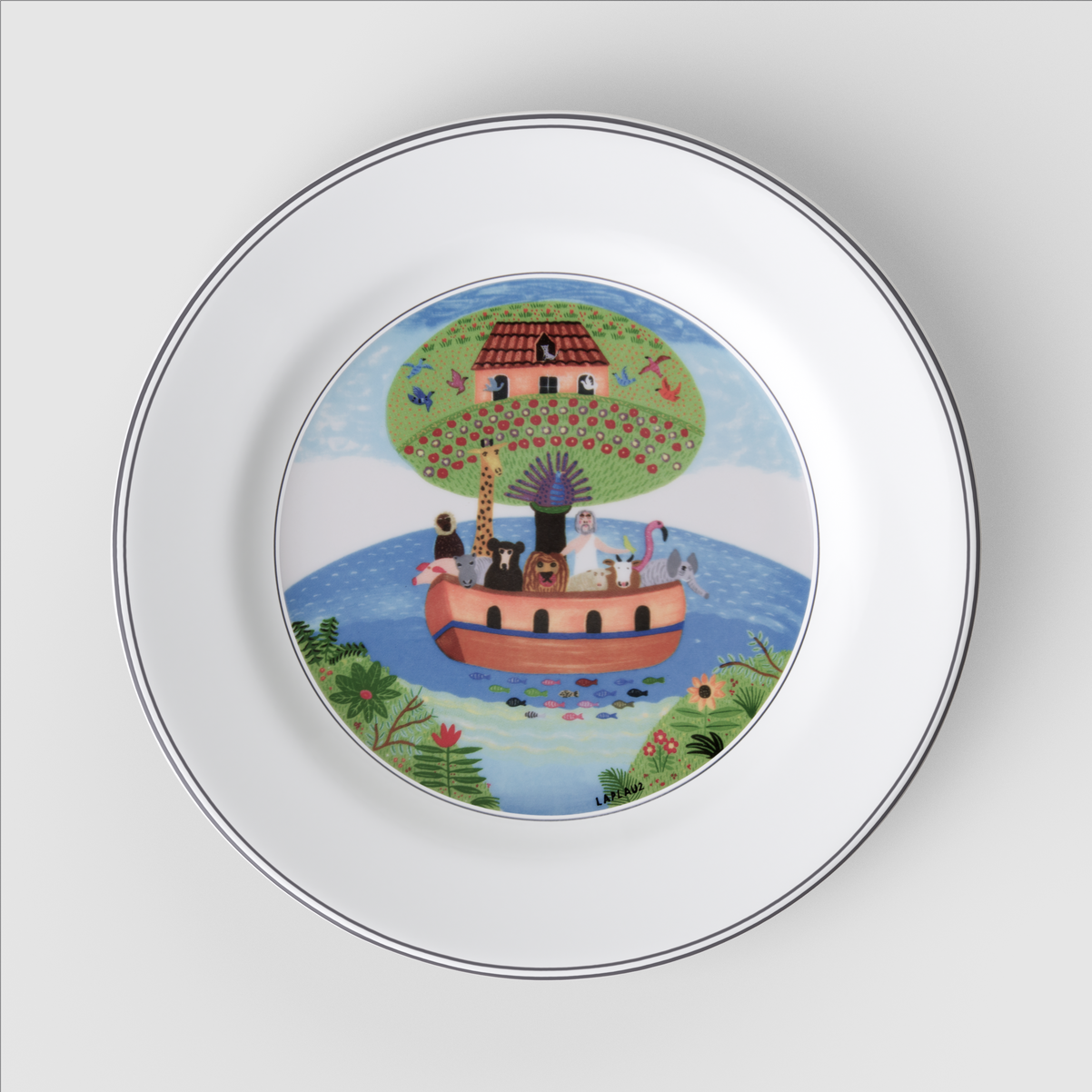 Design Naif Frühstücks-/ Dessertteller / 1 Stück