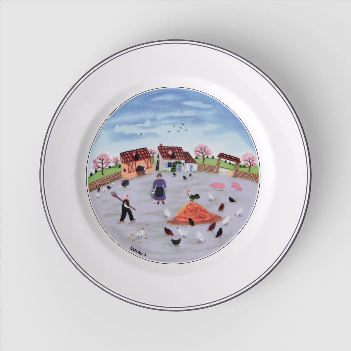 Design Naif Speiseteller / 1 Stück