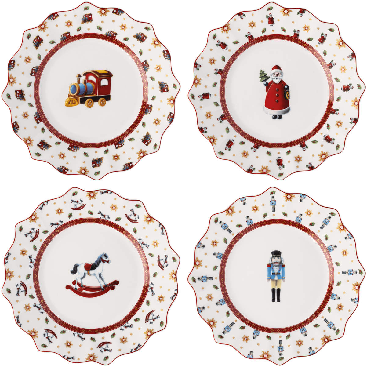 Toy's Delight Teller-Set / 4-teilig