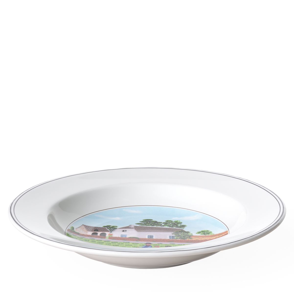 Design Naif Suppenteller / 1 Stück