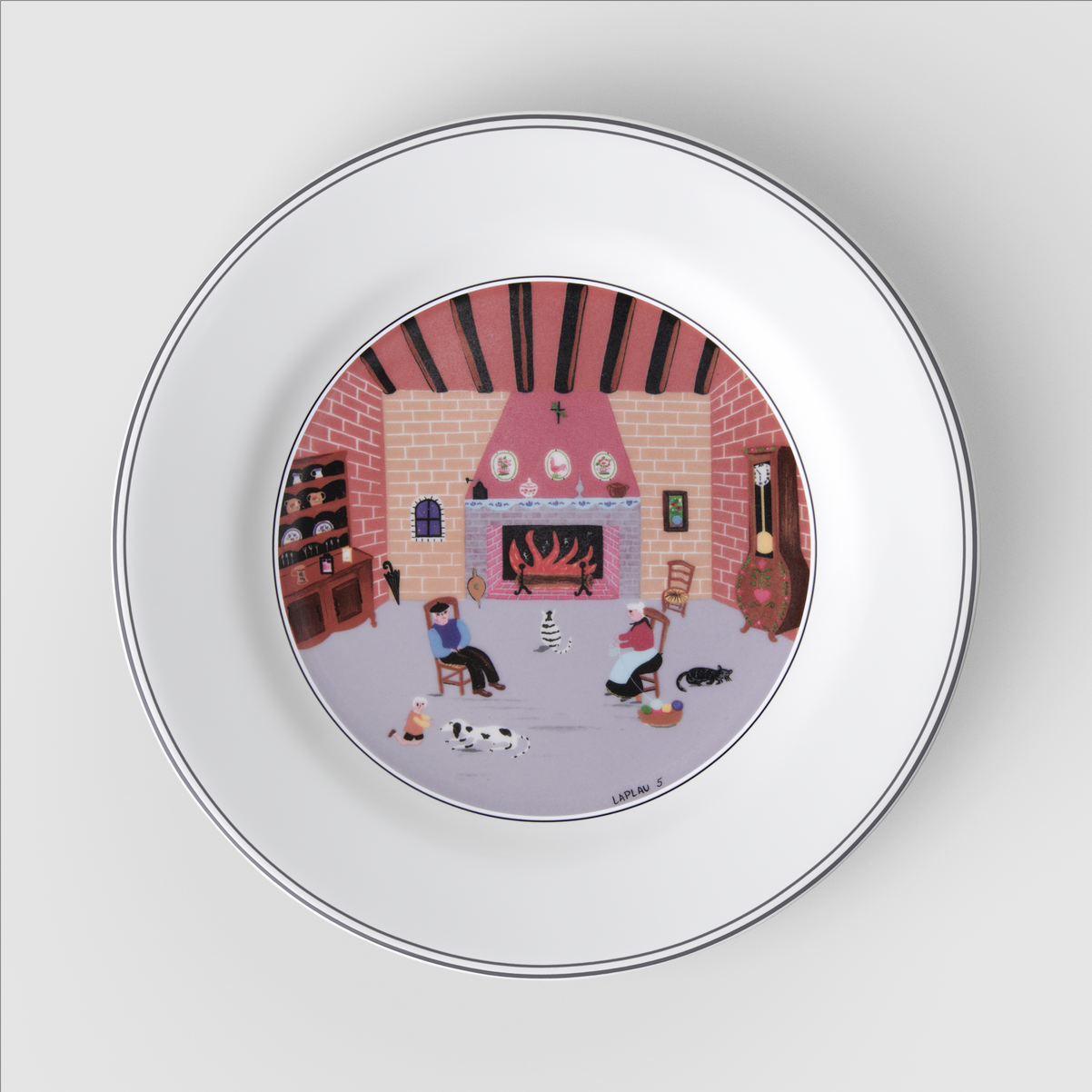 Design Naif Frühstücks-/ Dessertteller / 1 Stück