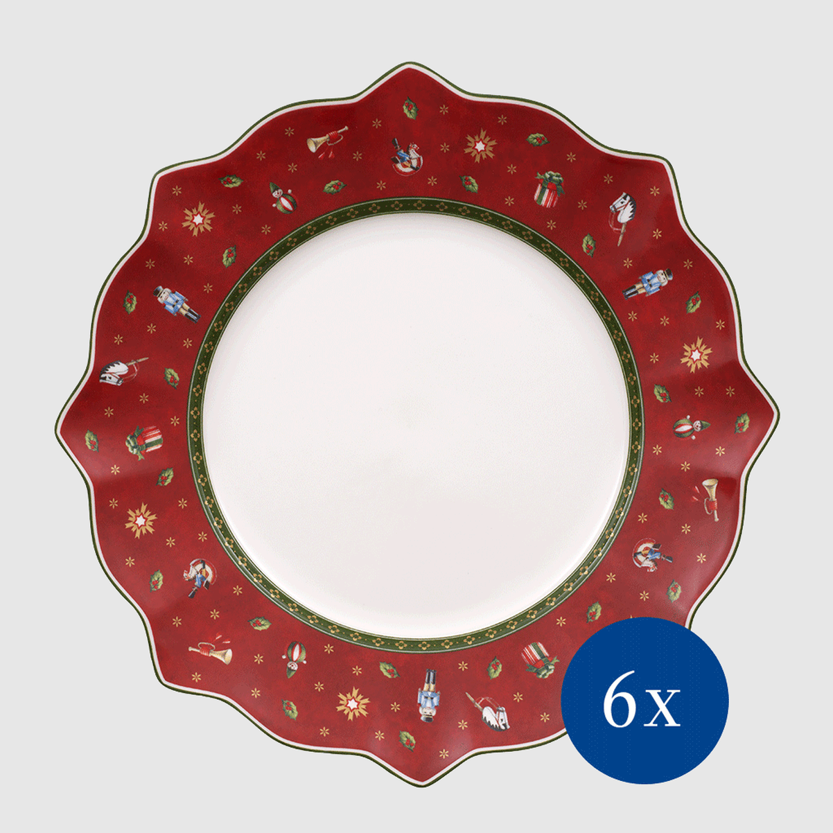 Toy's Delight Speiseteller / 6-teilig