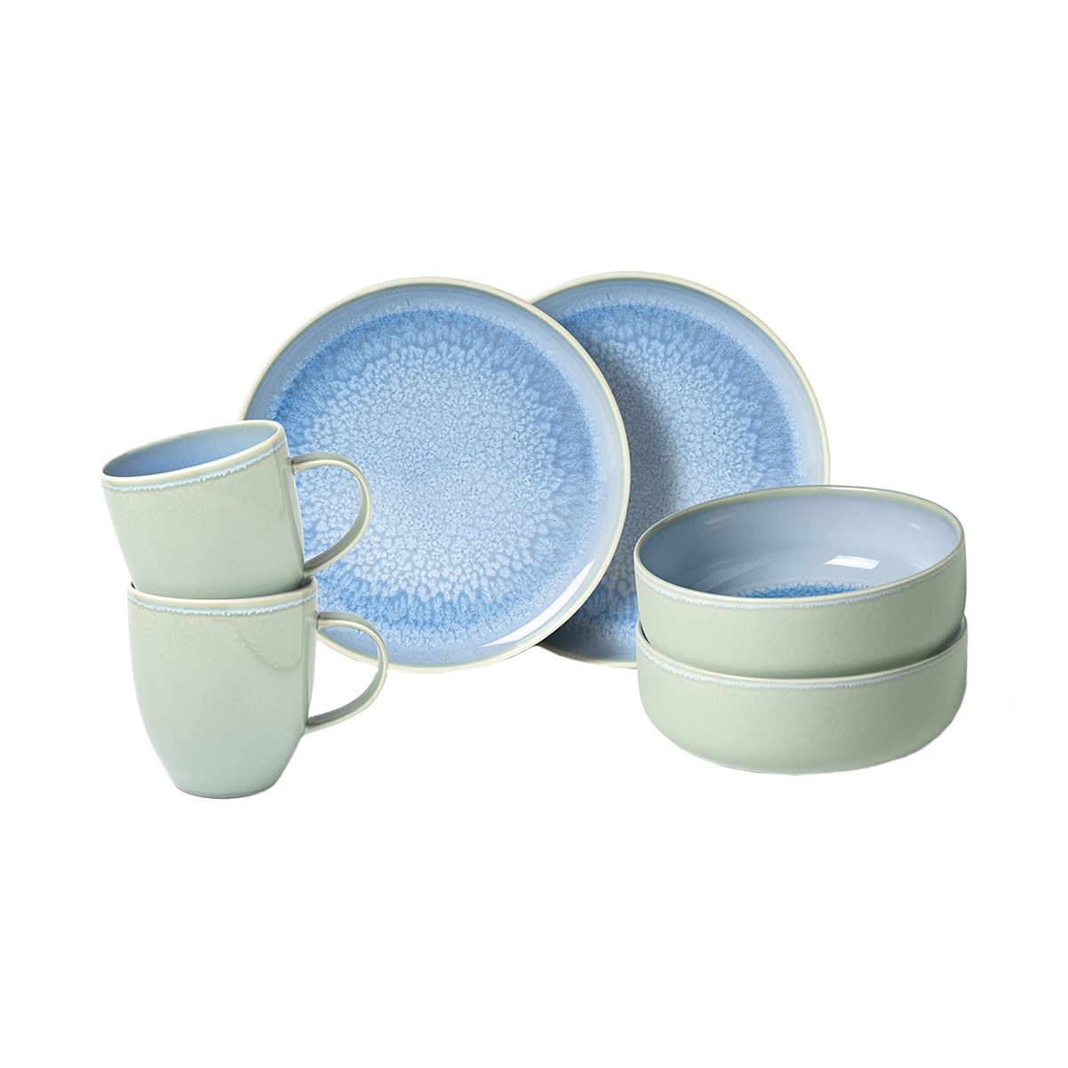 Crafted Frühstücks-Set / 6-teilig