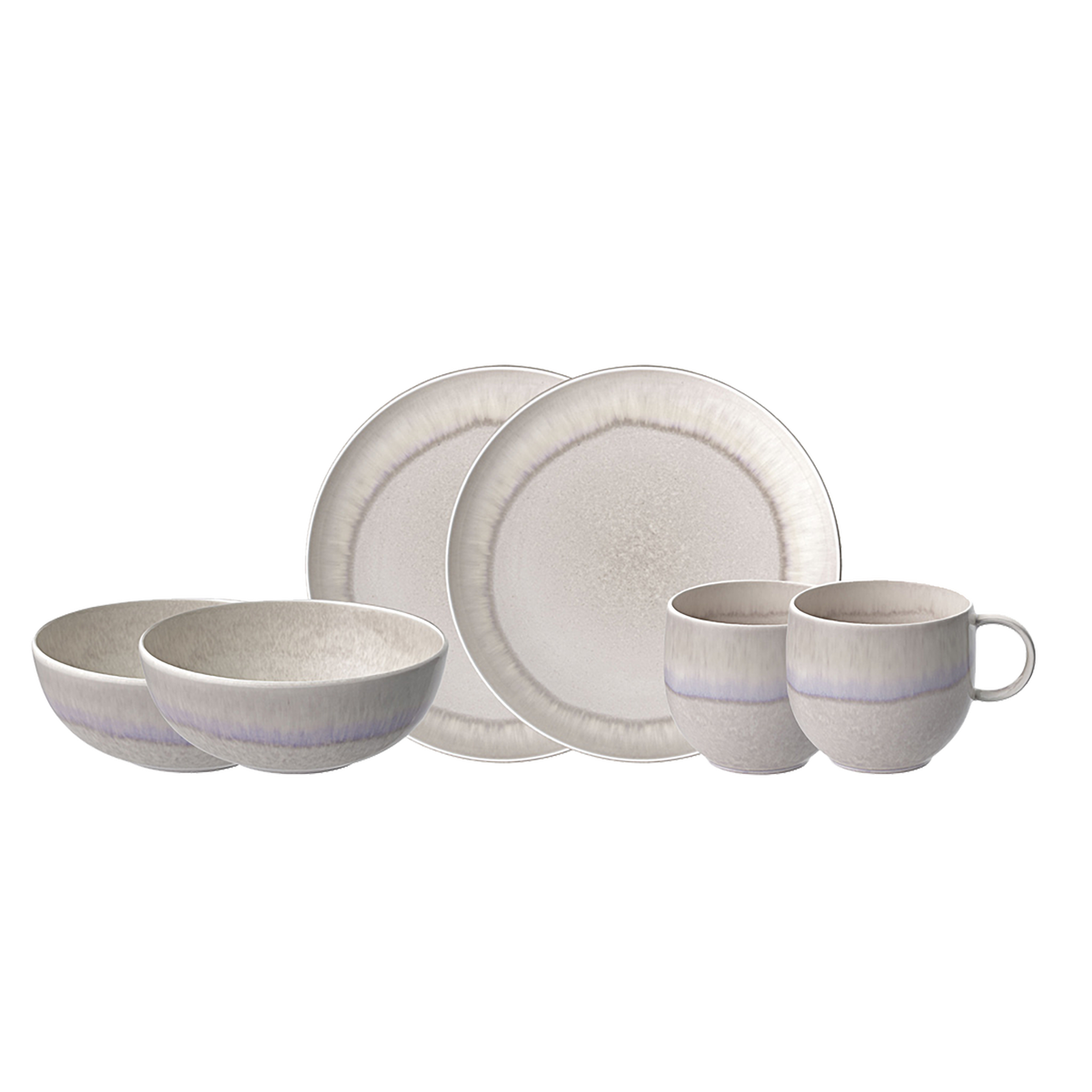 Perlemor Frühstücks-Set / 6-teilig