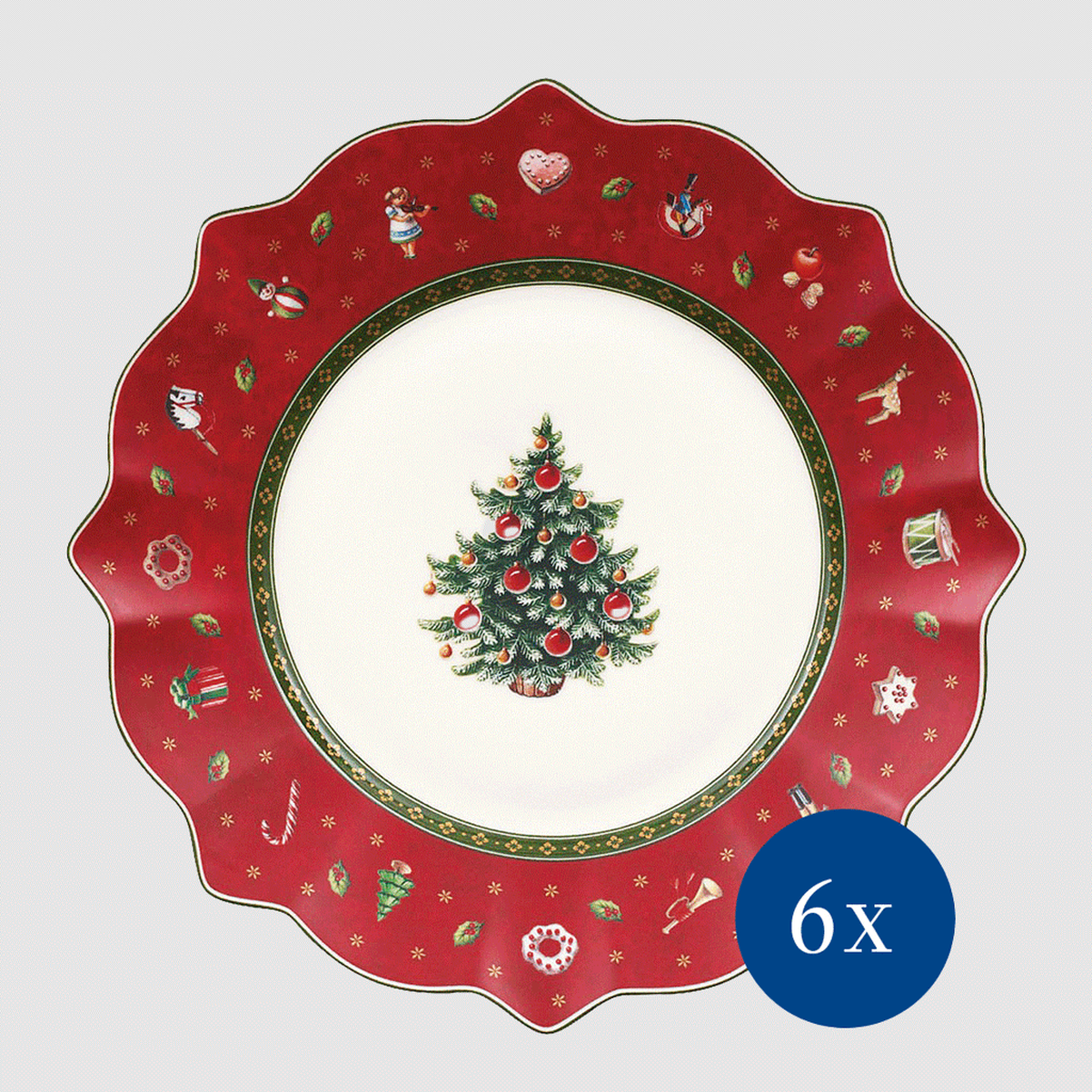 Toy's Delight Frühstücks-/ Dessertteller / 6-teilig