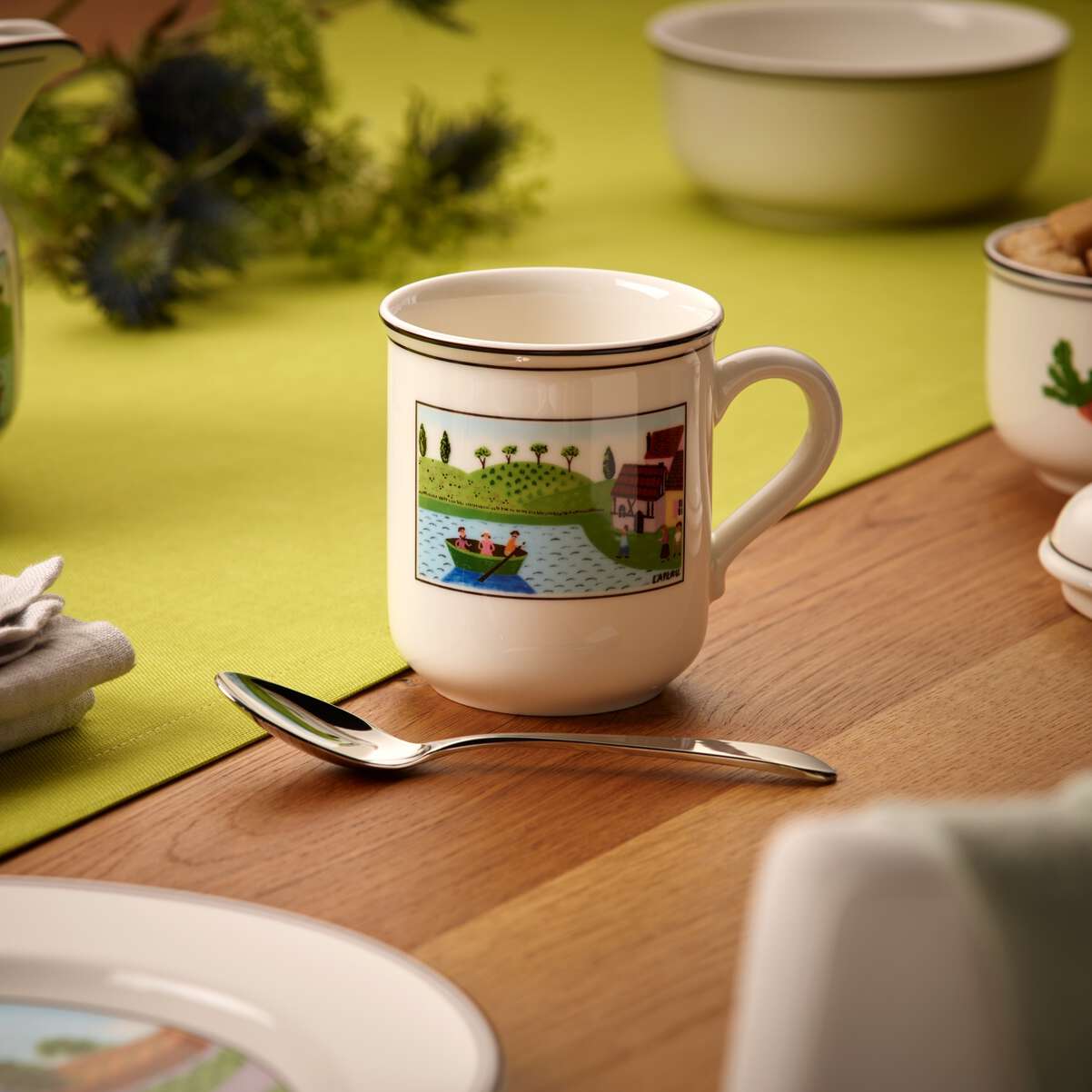 Design Naif Henkelbecher / 1 Stück