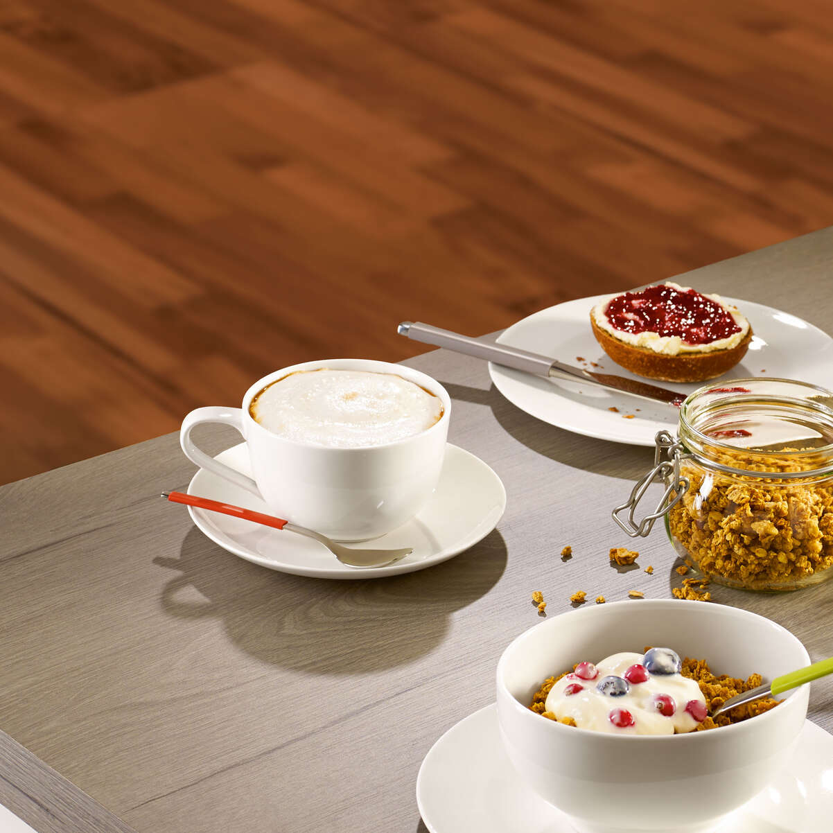 For Me Cappuccino-Untertasse / 6-teilig