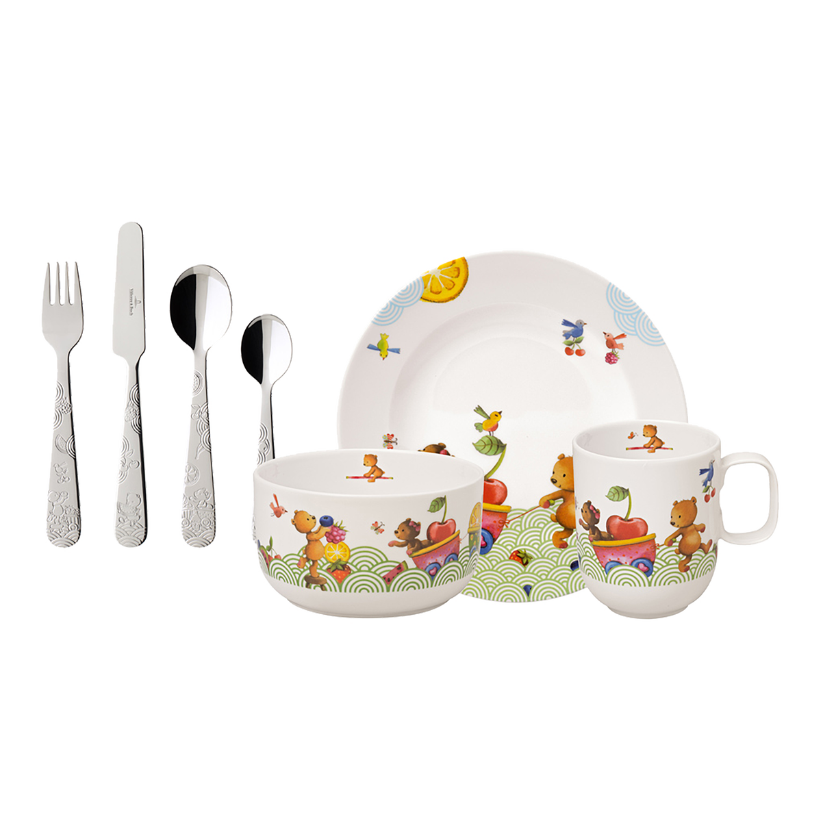 Kiddy Bears Kindergeschirr-Set 7tlg. / 7-teilig