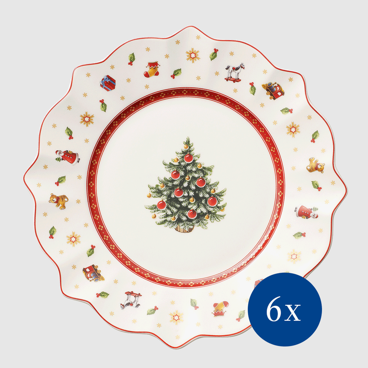 Toy's Delight Frühstücks-/ Dessertteller / 6-teilig