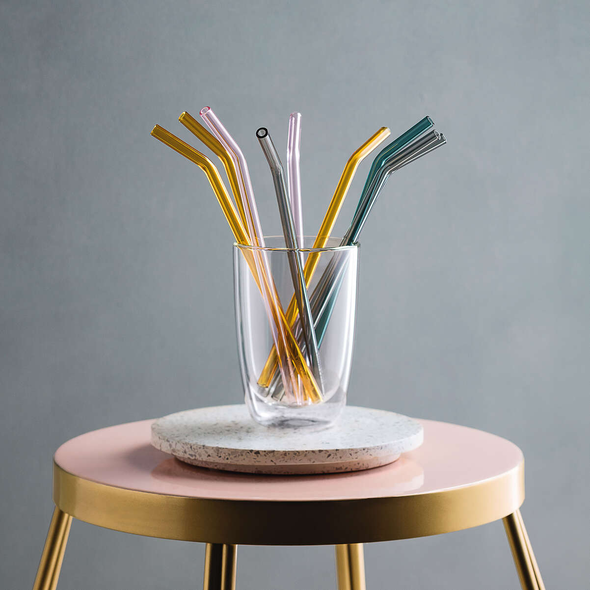 Artesano Glasstrohhalm / 4-teilig