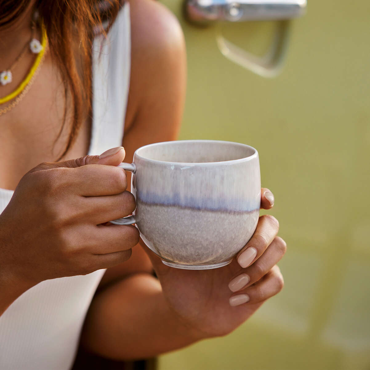 Perlemor Kaffeetasse / 1 Stück