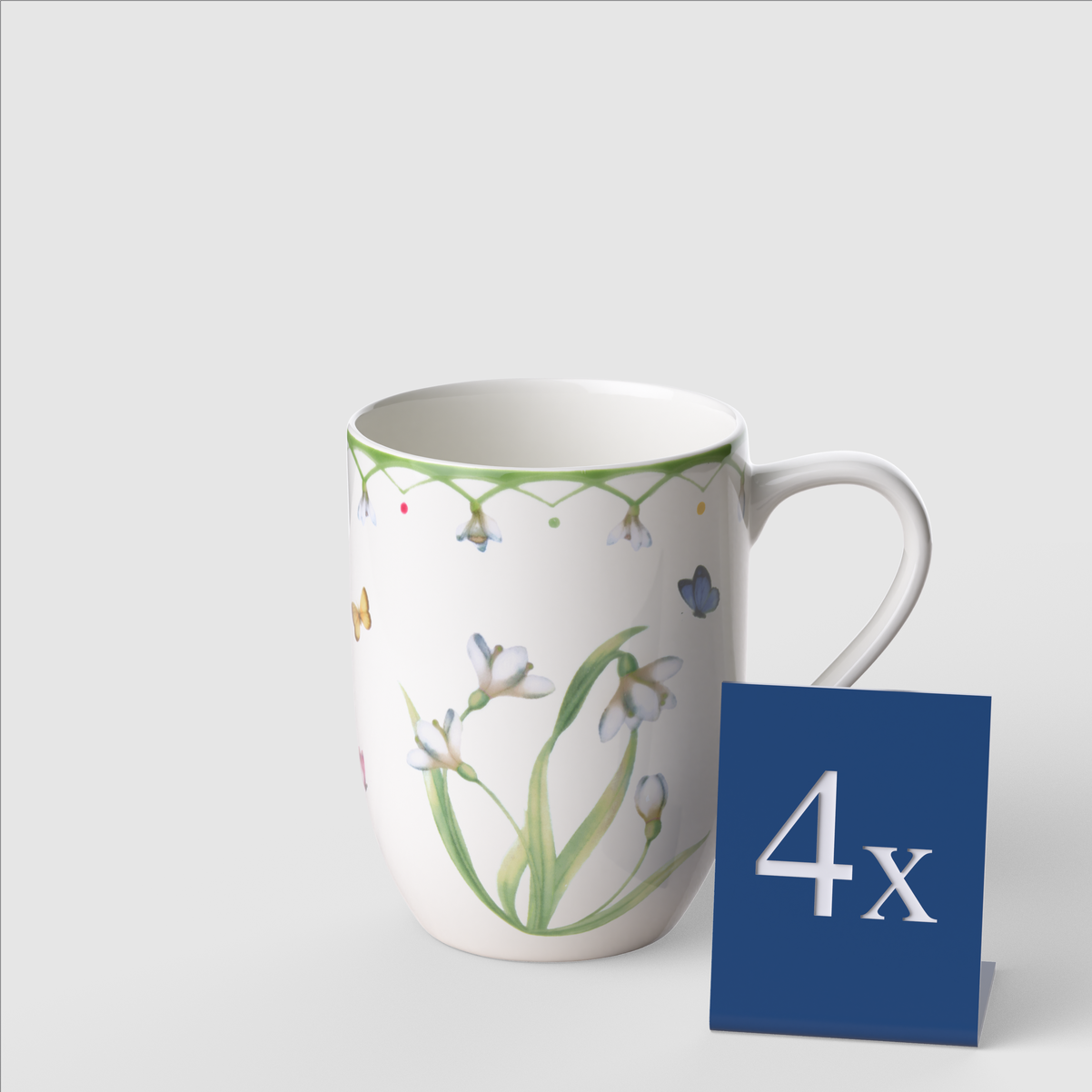 Colourful Spring Henkelbecher / 4-teilig