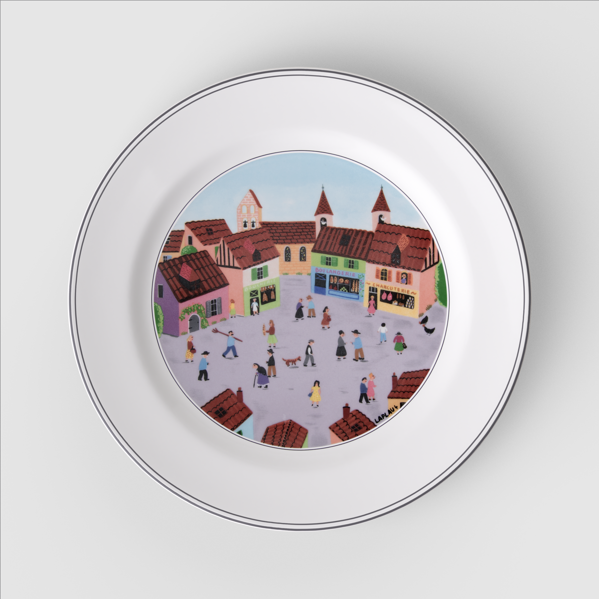 Design Naif Speiseteller / 1 Stück