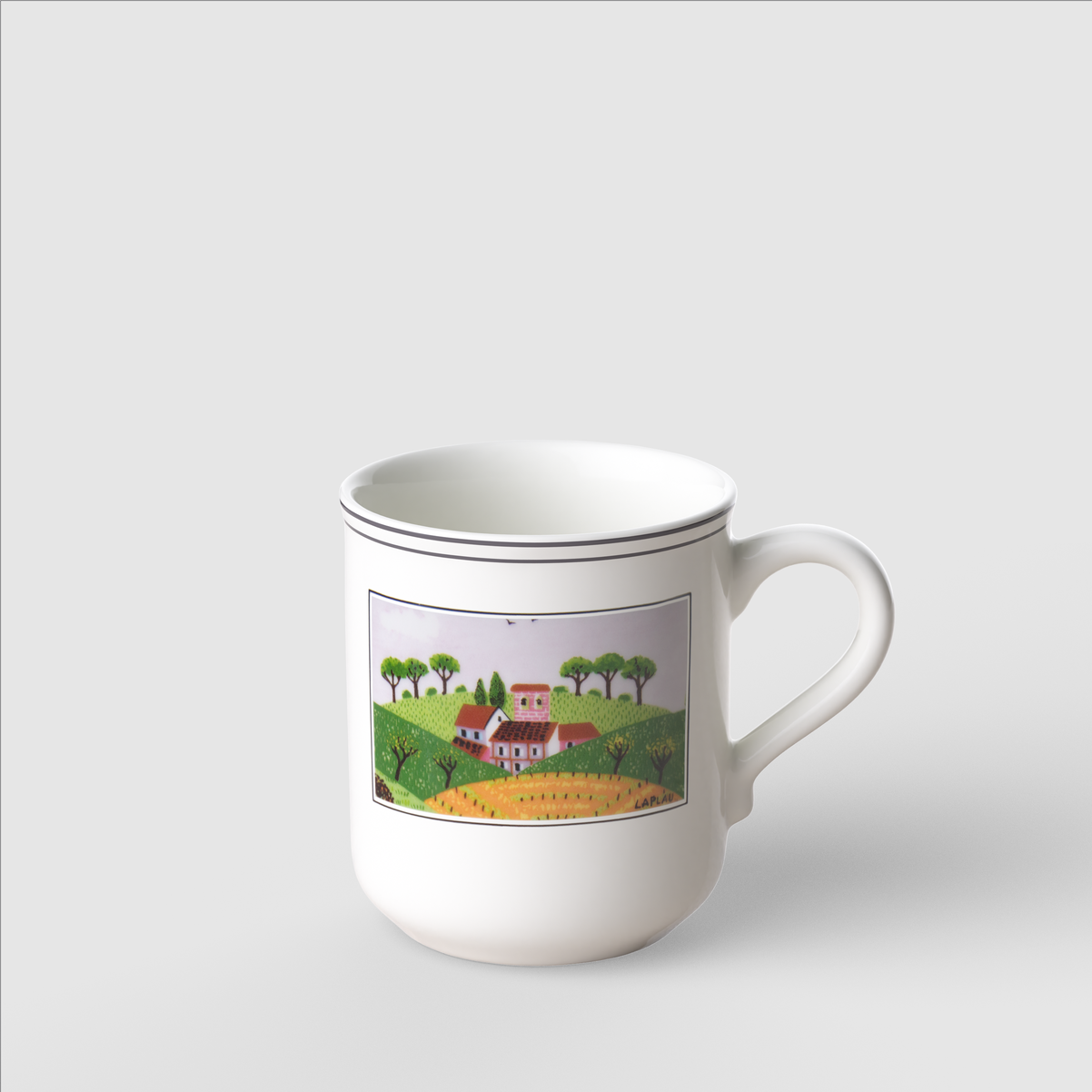 Design Naif Henkelbecher / 1 Stück