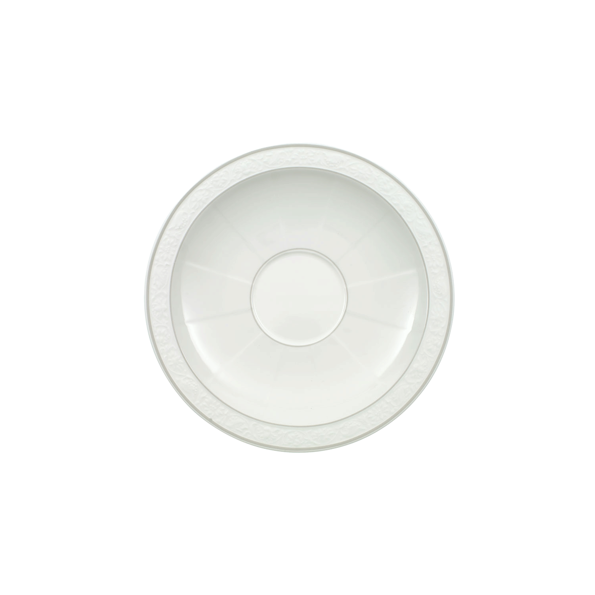 Gray Pearl Milchkaffee-Untertasse / 1 Stück