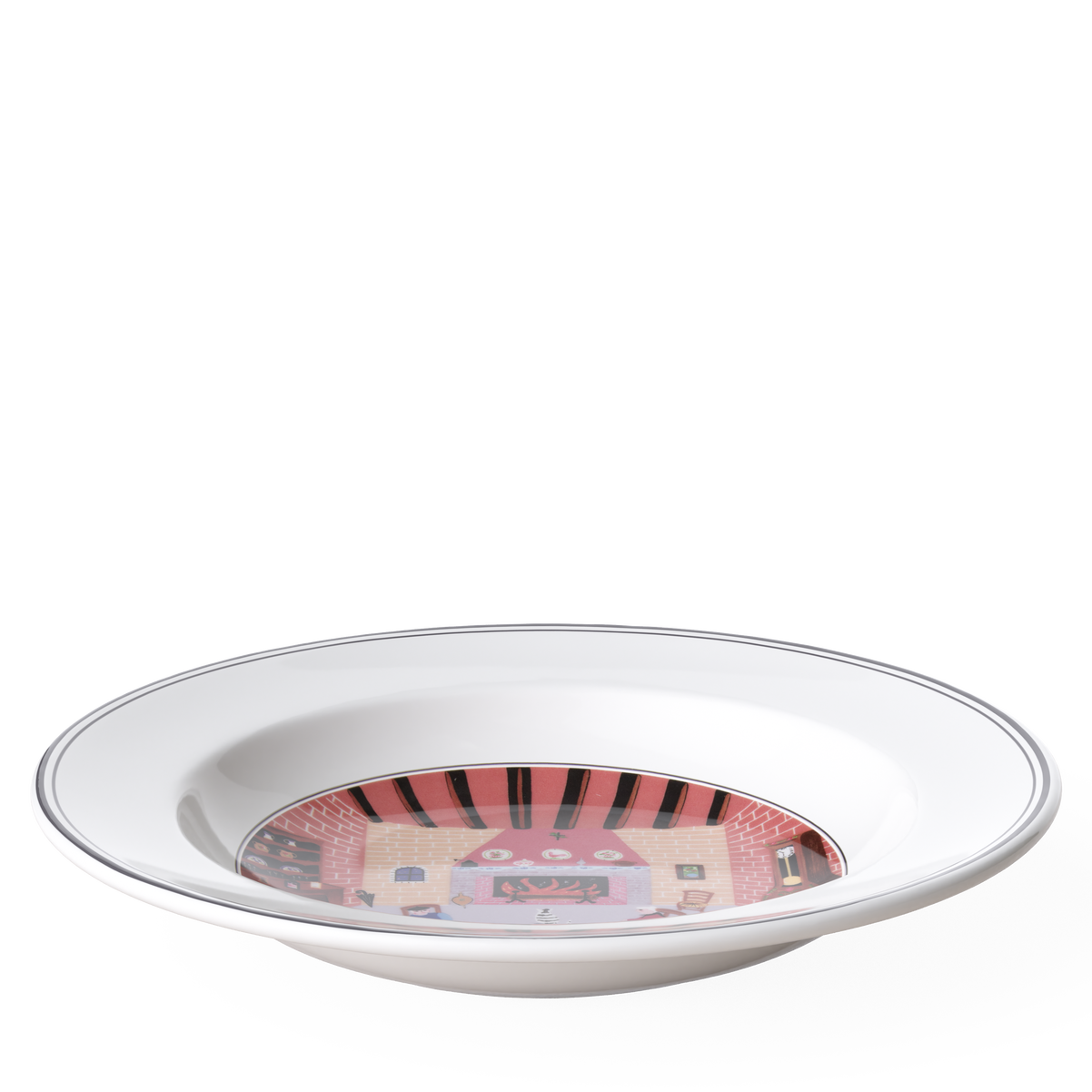 Design Naif Suppenteller / 1 Stück