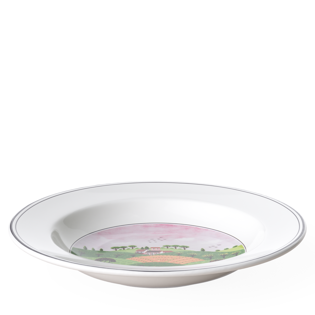 Design Naif Suppenteller / 1 Stück