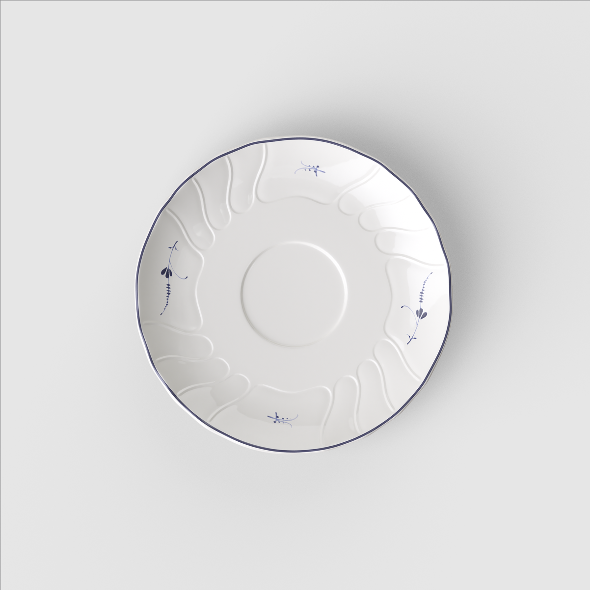 Vieux Luxembourg Kaffee-Untertasse / 1 Stück