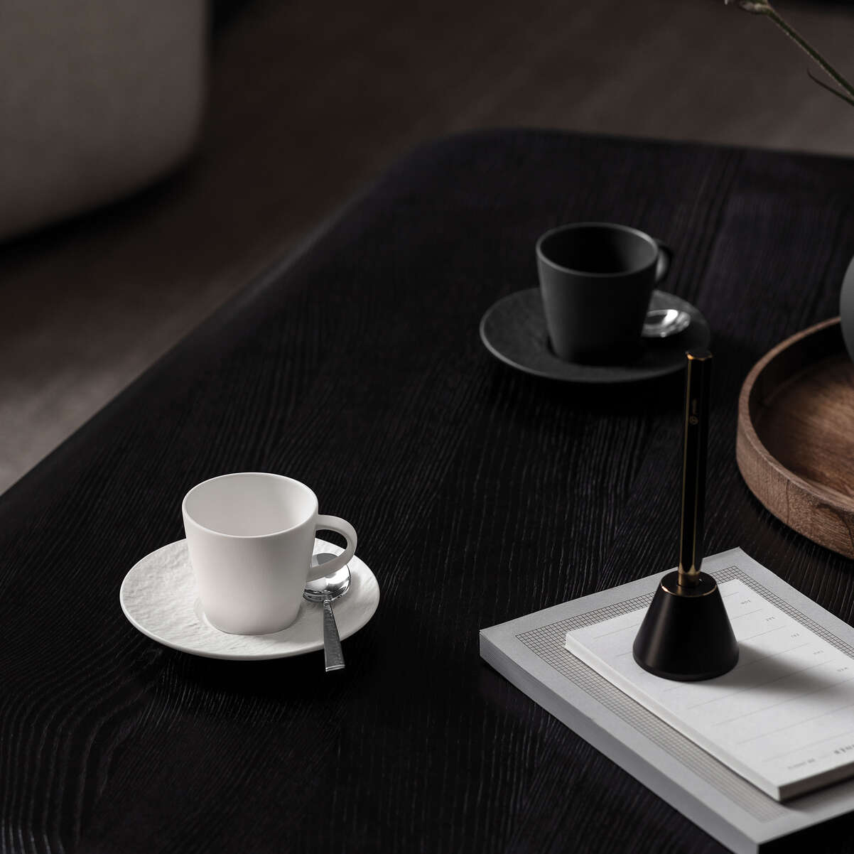 Manufacture Espresso-Untertasse / 6-teilig