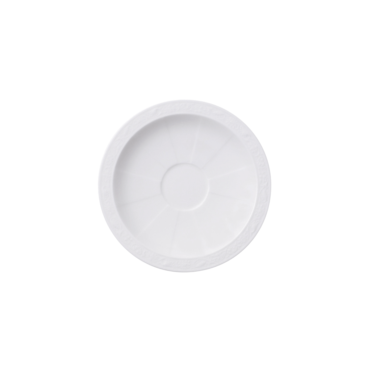 White Pearl Espresso-Untertasse / 1 Stück