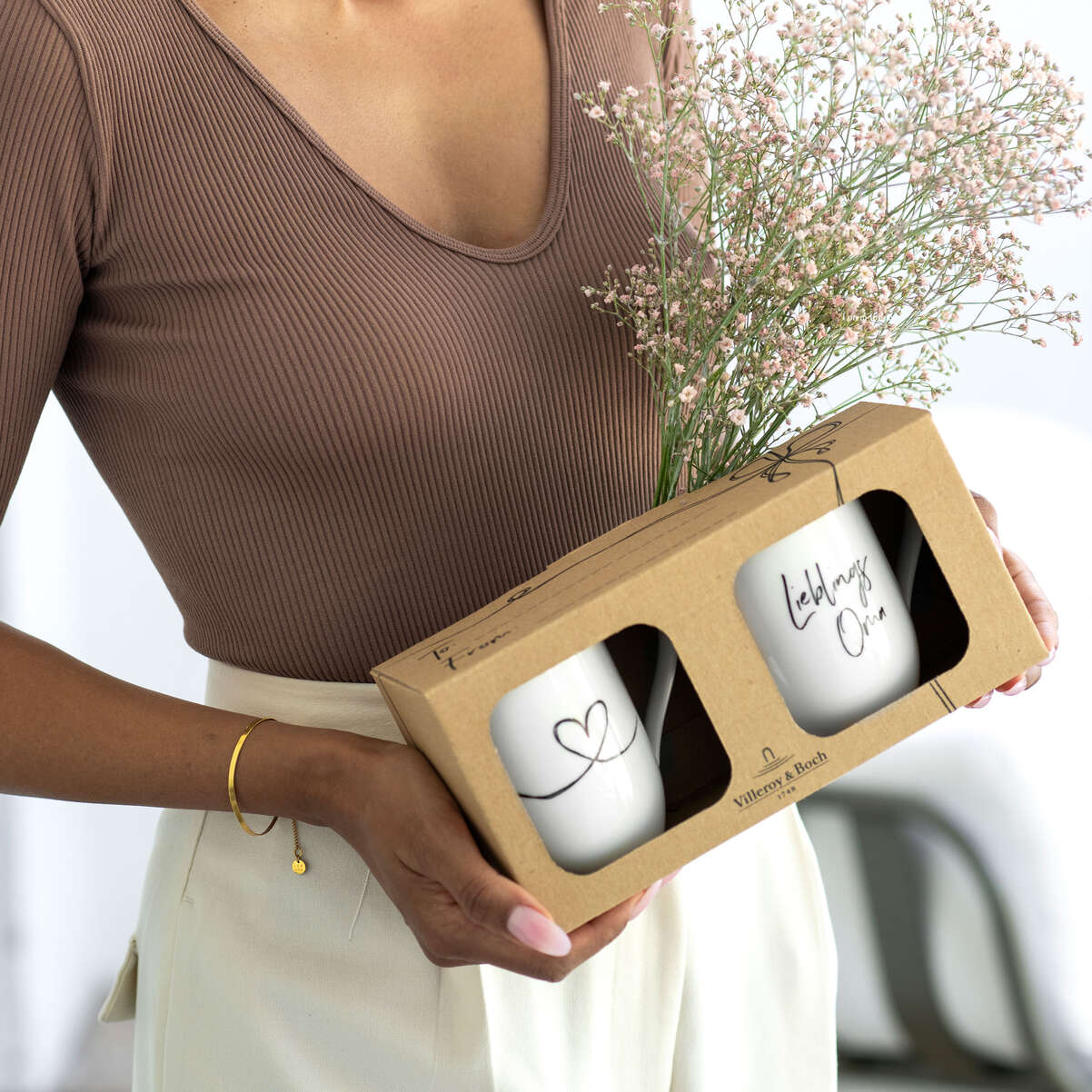 Statement Tassen- und Becherset / 2 Stück