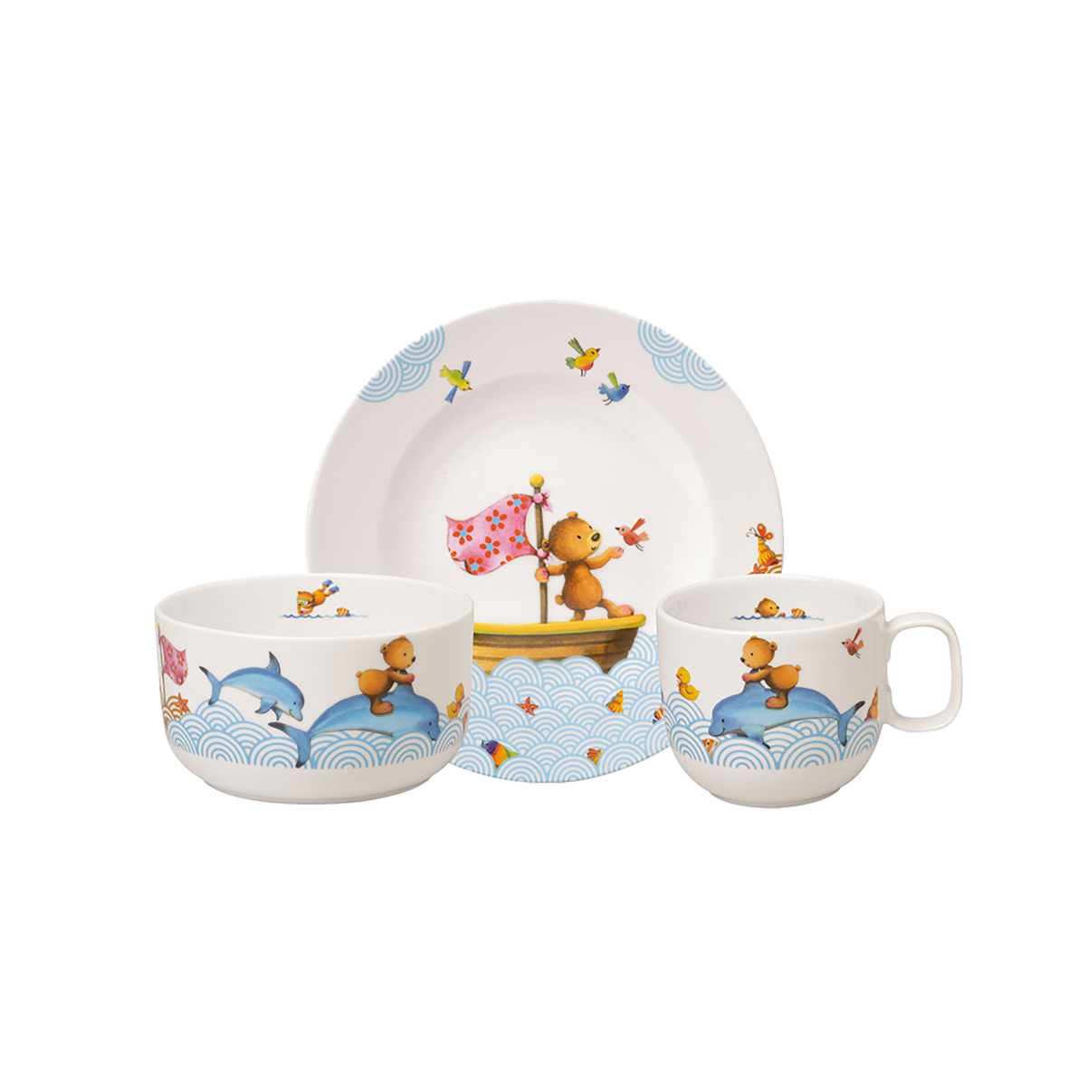 Kiddy Bears Kindergeschirr-Set 3tlg. / 3-teilig