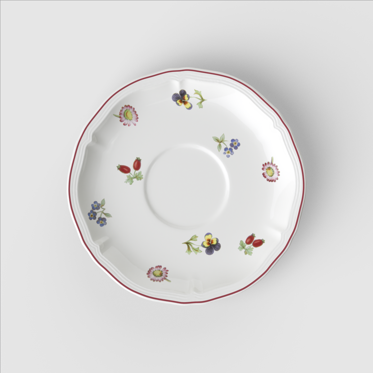 Petite Fleur Milchkaffee-Untertasse / 1 Stück