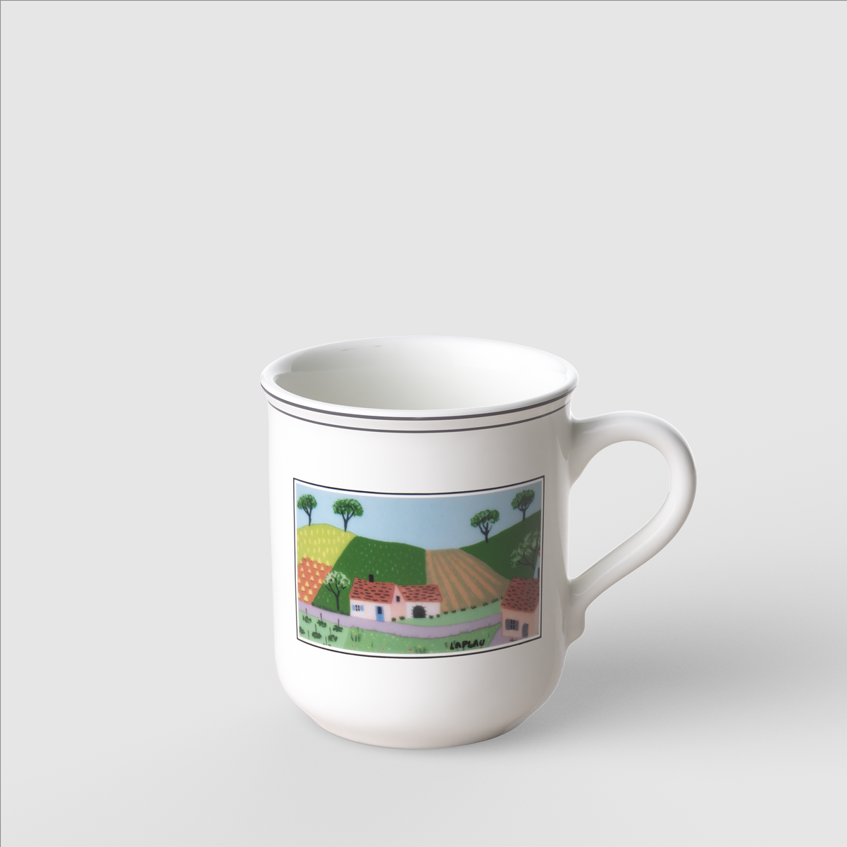 Design Naif Henkelbecher / 1 Stück