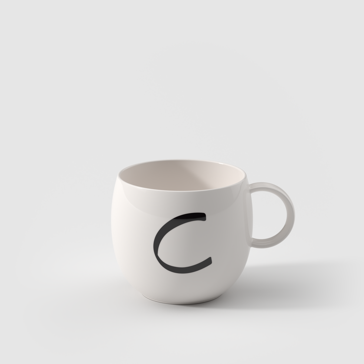 Letters Henkelbecher / 1 Stück