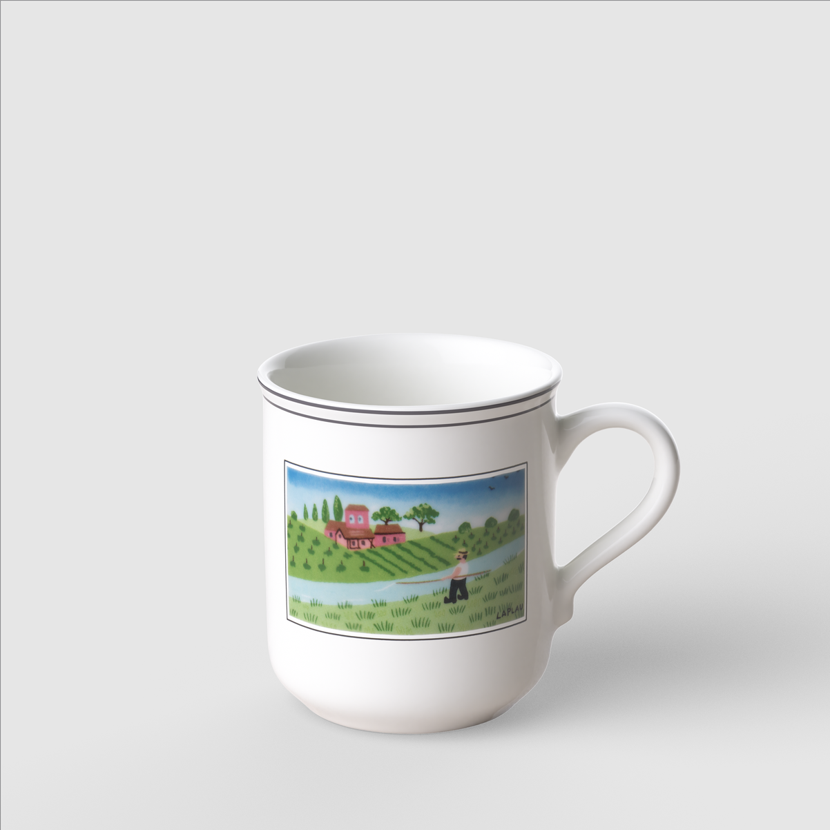 Design Naif Henkelbecher / 1 Stück