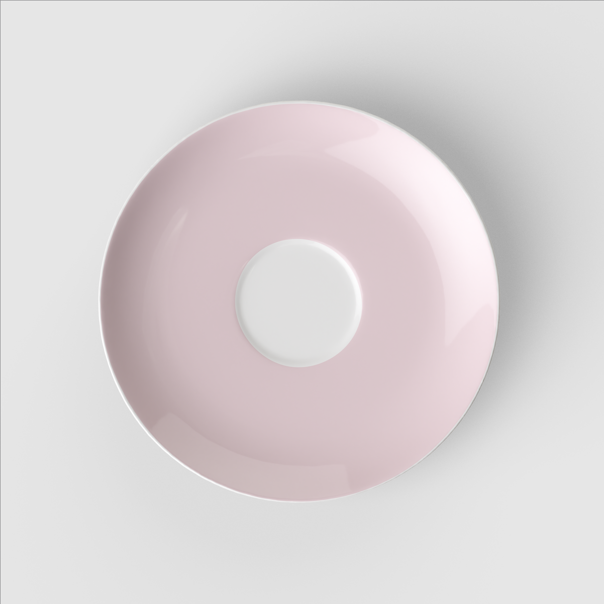 Rose Garden Milchkaffee-Untertasse / 1 Stück